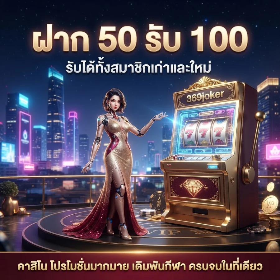 369joker โปรโมชั่น ฝาก 50 รับ 100 รับได้ทั้งสมาชิกเก่าและใหม่